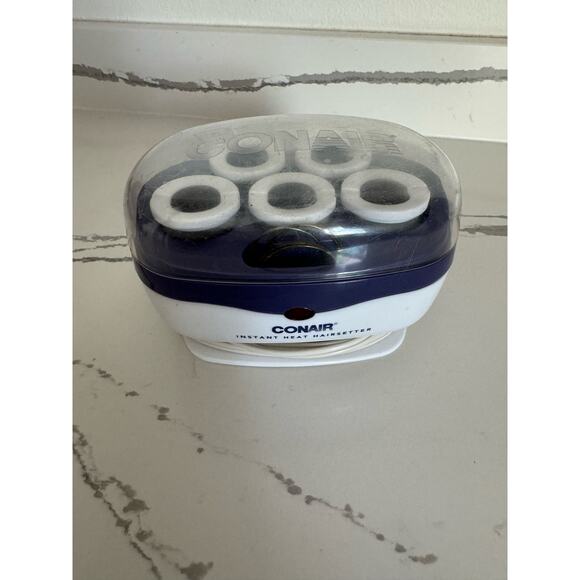ConAir Travel-Size Hot Rollers Instant Heat Hairsetter 5 Rollers w/ Pins Curling - Picture 4 of 8